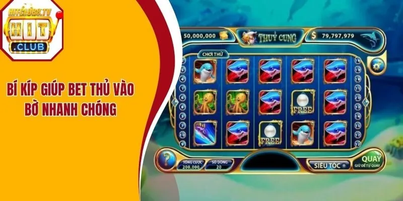 Bí kíp giúp bet thủ vào bờ nhanh chóng Bí kíp giúp bet thủ vào bờ nhanh chóng